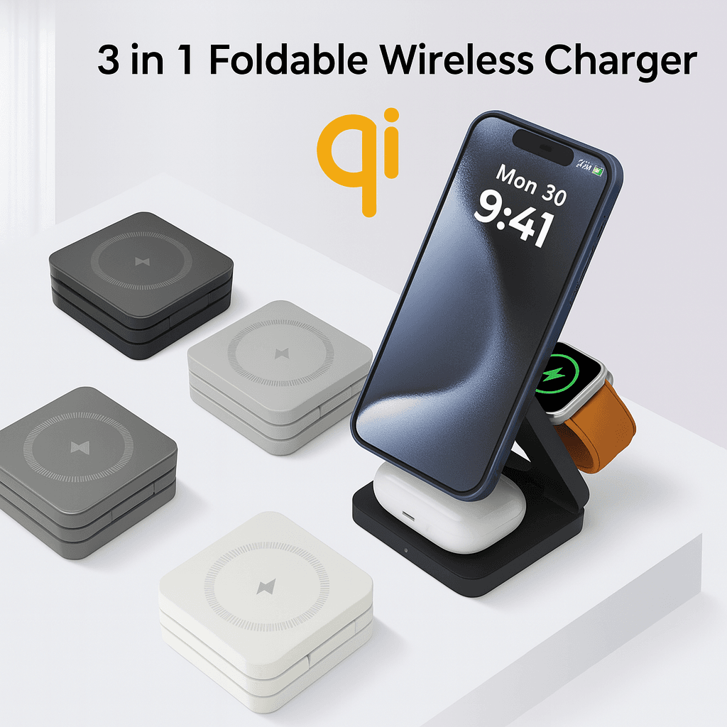 ChargeFold in use on the go